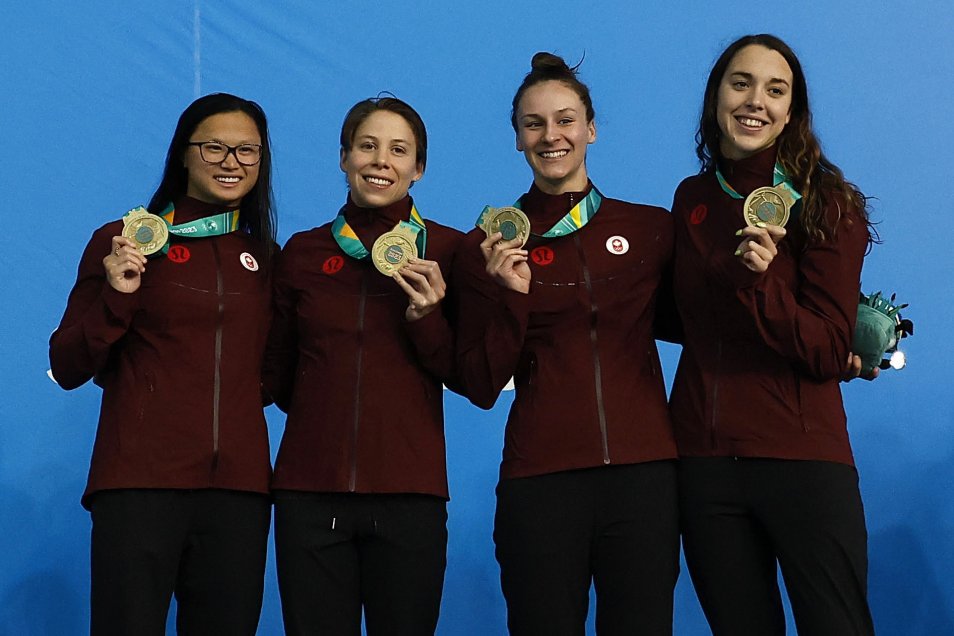 Maggie Mac Neil logró su quinto oro en Santiago 2023 y se llevó siete medallas