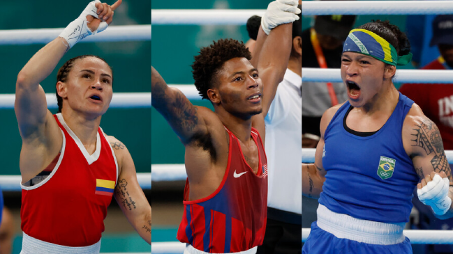 Santiago 2023: Colombia, Estados Unidos y Brasil ganaron las primeras finales de boxeo