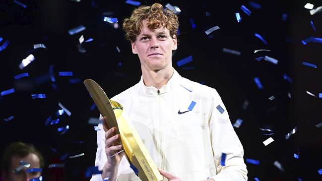 Jannik Sinner superó a Daniil Medvedev y se consagró en el torneo de Viena