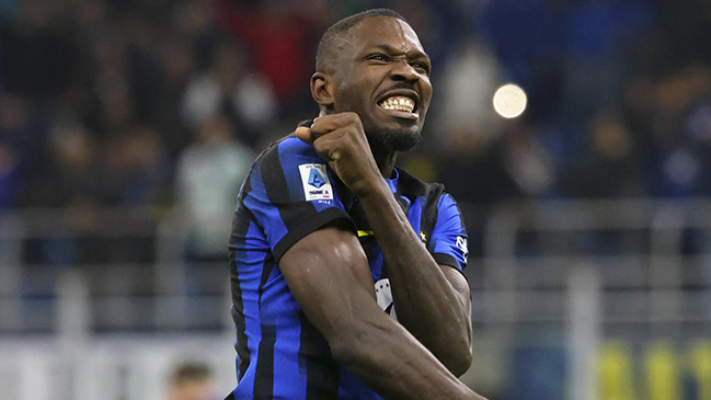 Marcus Thuram derribó el muro defensivo de Roma para darle la victoria a Inter de Milán