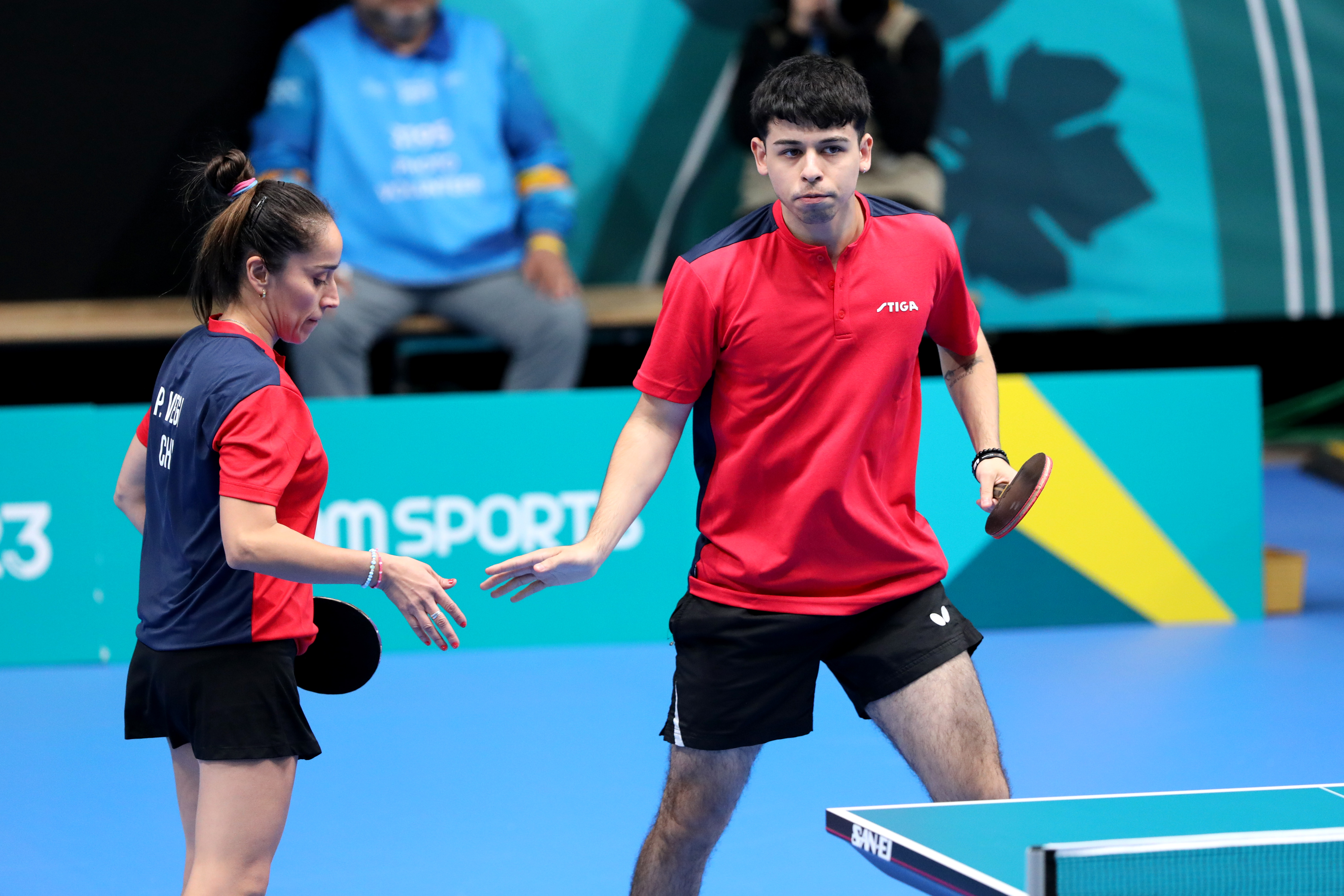 Chile aseguró tres medallas en el tenis de mesa de Santiago 2023