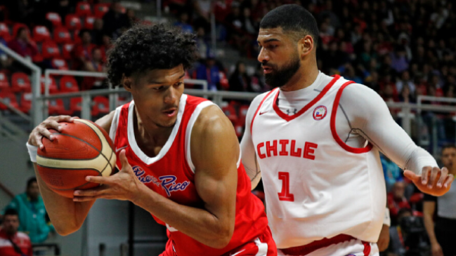 Chile tropezó con Puerto Rico en su debut por el básquetbol masculino de Santiago 2023