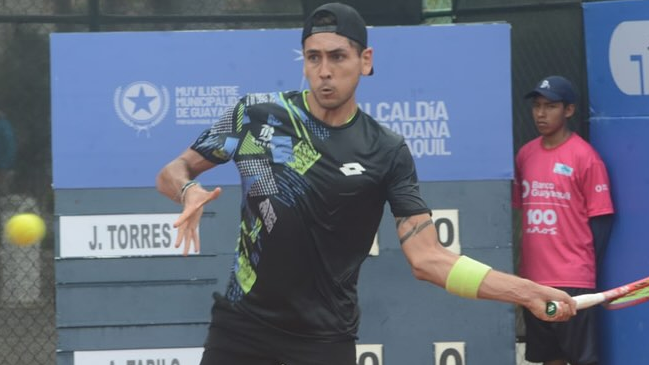 Alejandro Tabilo avanzó en Guayaquil: Estuve firme de cabeza