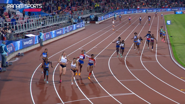 Repasa la carrera que hizo el equipo chileno del relevo 4×100 femenino