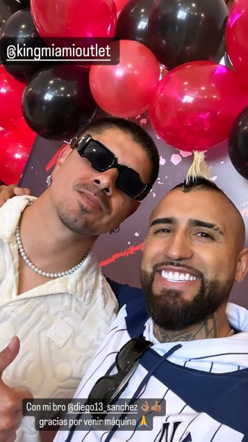 El reencuentro de Arturo Vidal y Matías Fernández en Coquimbo