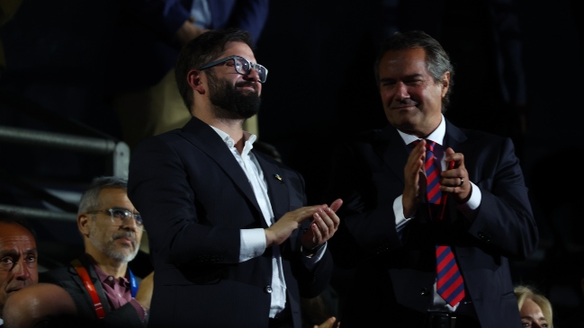 Presidente Boric fue aplaudido y vitoreado en ceremonia de clausura de los Panamericanos