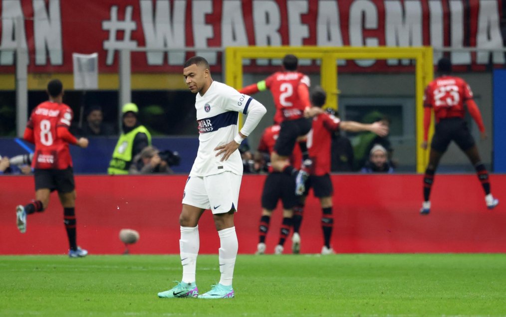 PSG sufrió con la remontada de AC Milan en San Siro