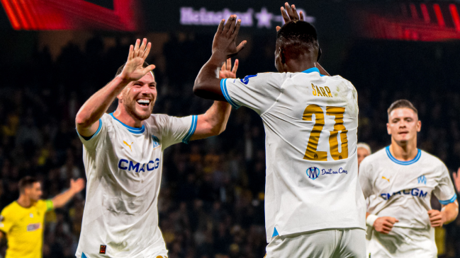 Marsella mantuvo la cima de su grupo en la Europa League con triunfo sobre AEK