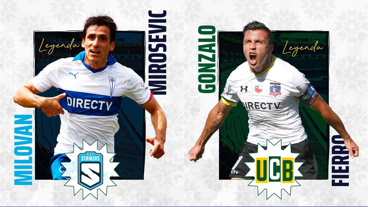 Milovan Mirosevic y Gonzalo Fierro firmaron en la Legends Cup