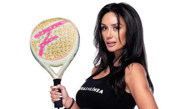 Pamela Díaz se sumó a la fiebre del pádel y lanzará línea de palas
