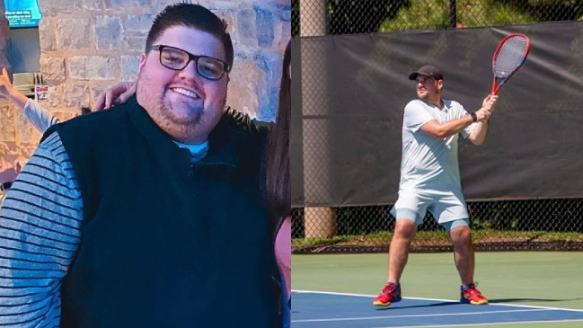 La historia de Joey Dillon: De perder 90 kilos a tenista profesional