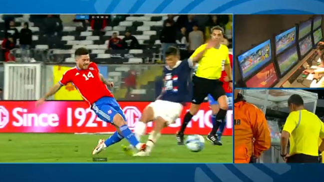 La dura entrada que terminó en expulsión de Víctor Felipe Méndez ante Paraguay