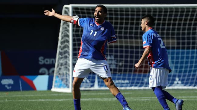 El golazo al ángulo de Chile sobre Venezuela en el Fútbol PC de los Parapanamericanos