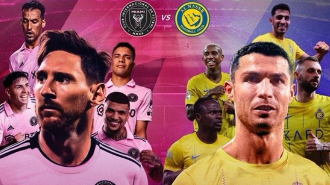 Cristiano Ronaldo y Messi se volverán a enfrentar en febrero del 2024