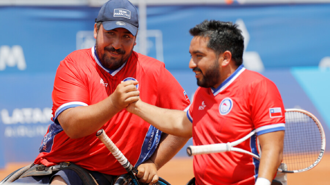 Francisco Cayulef y Diego Pérez jugarán por el oro en dobles quad de tenis en silla de ruedas