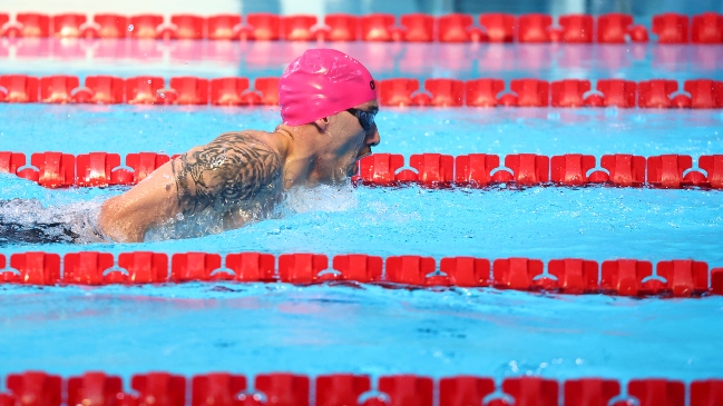 Vicente Almonacid celebró el oro 13 para el Team Para Chile en Santiago 2023
