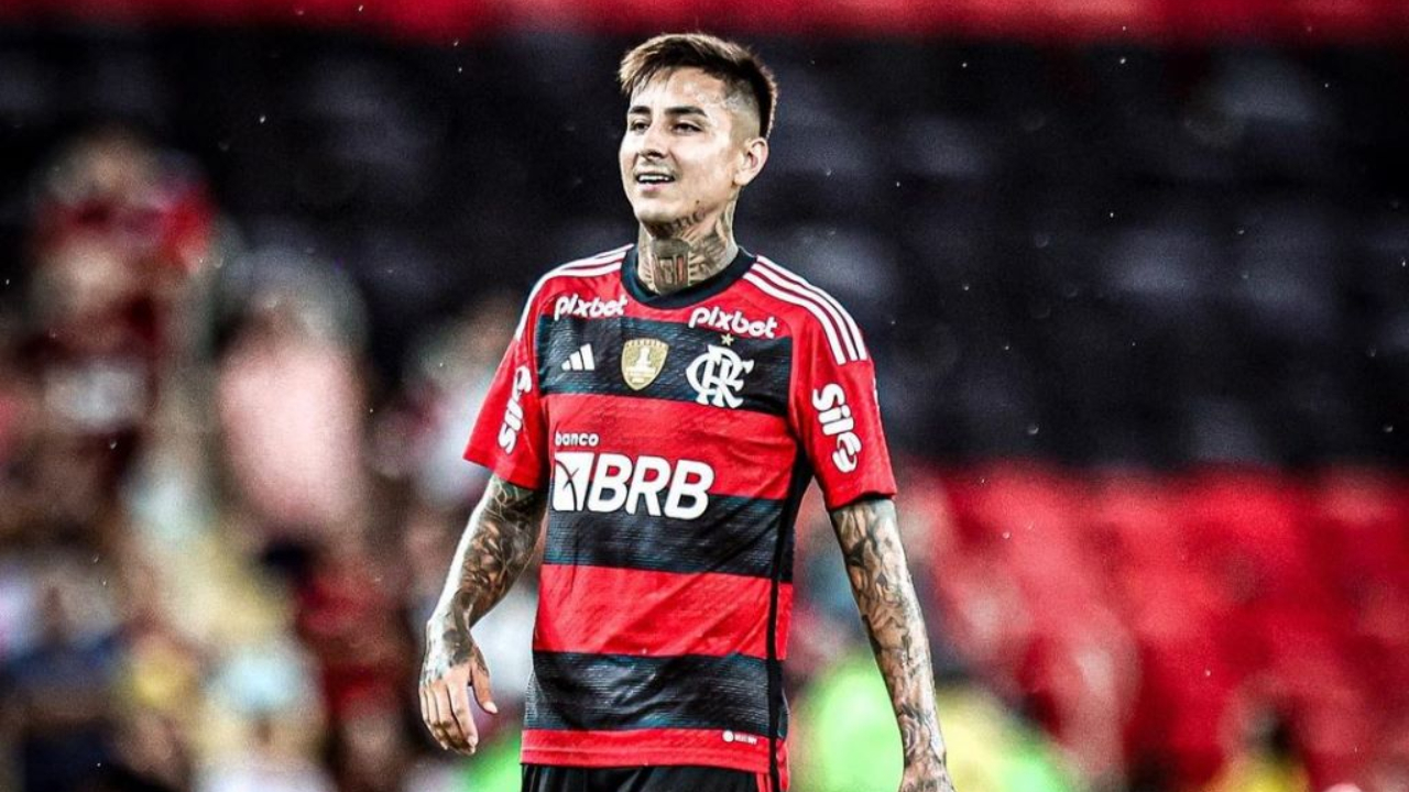 Erick Pulgar aportó asistencia en triunfo clave de Flamengo sobre Bragantino
