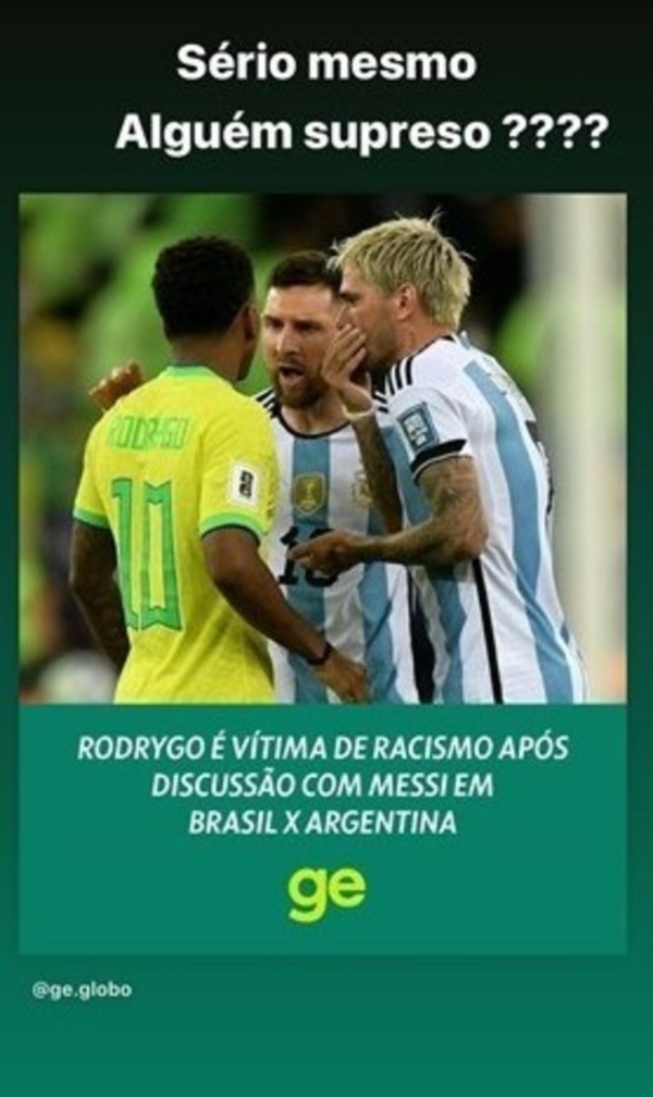 Papá de Rodrygo atacó con ironía a Messi tras cruce con su hijo: “El santo que no se mete en líos”
