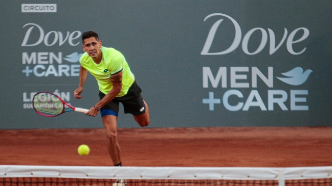 Alejandro Tabilo juega la final del Challenger de Brasilia contra Román Burruchaga