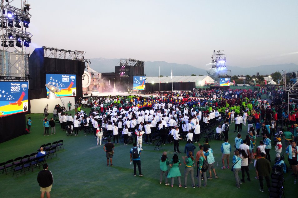 Así fue la ceremonia de clausura de los Parapanamericanos de Santiago 2023