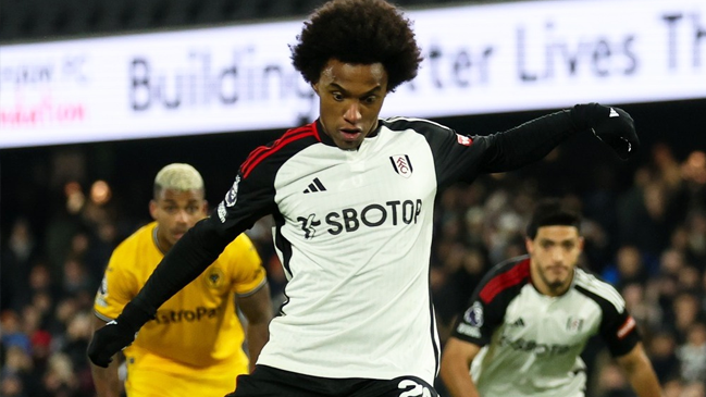Dos penales de William dieron estrecha victoria a Fulham sobre Wolverhampton