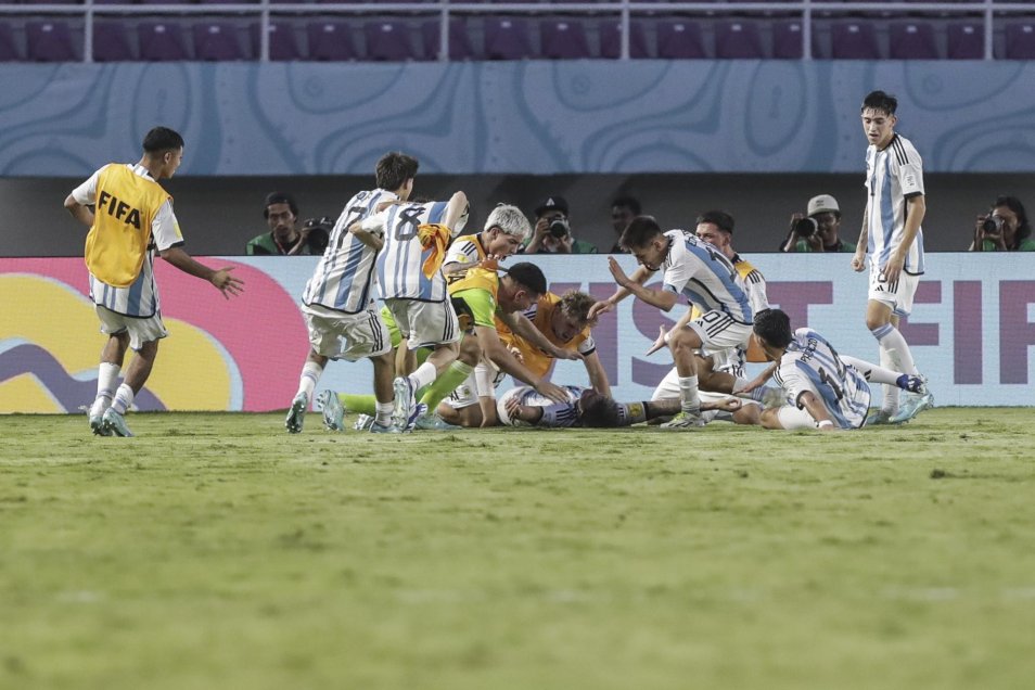La desazón de Argentina tras la caída en las semifinales del Mundial sub 17 ante Alemania