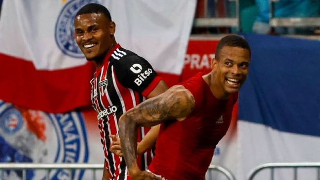 Sao Paulo venció sobre la hora a Bahía y le dio una mano a Vasco de Gary Medel
