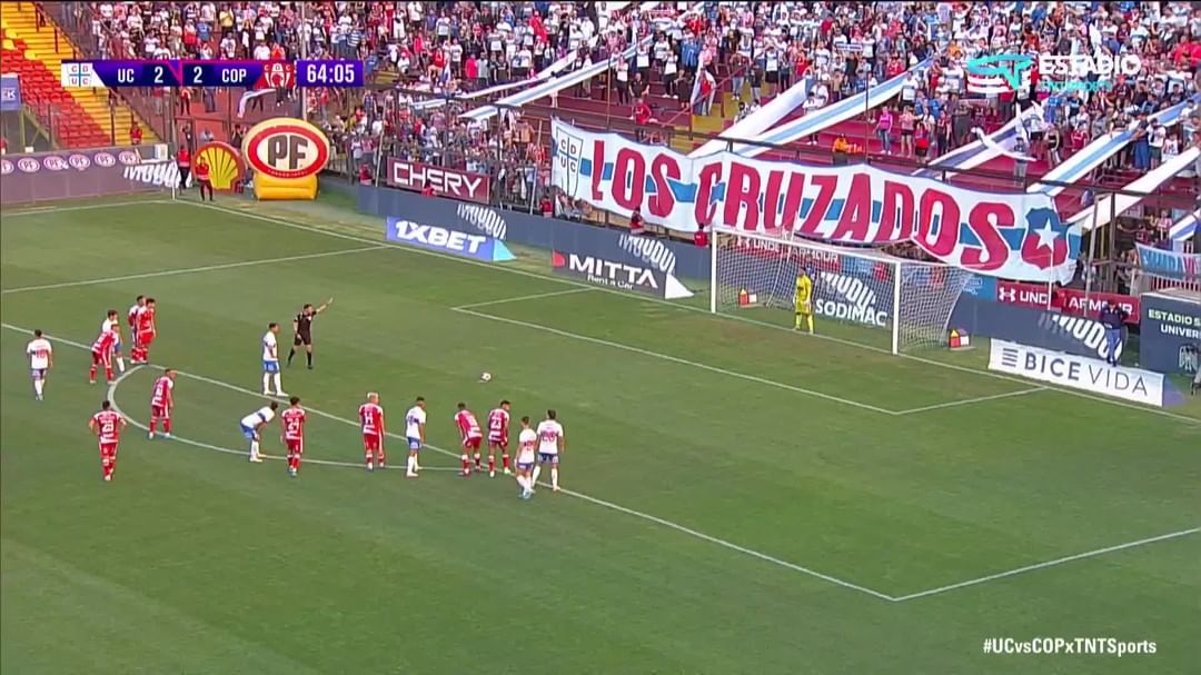 El penal que se perdió Fernando Zampedri ante Deportes Copiapó