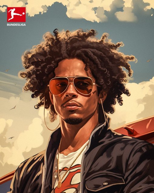 La Bundesliga presentó a sus figuras inspirados en el flamante anuncio de GTA VI