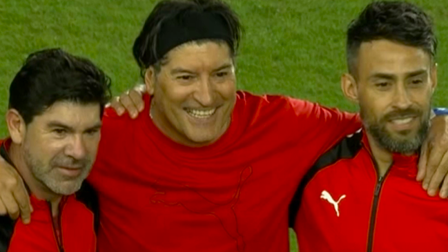 Salas, Zamorano y Valdivia marcaron presencia en el partido de leyendas Conmebol