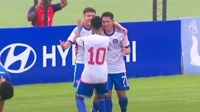 La clara victoria de la selección chilena sub 20 sobre Cerro Porteño