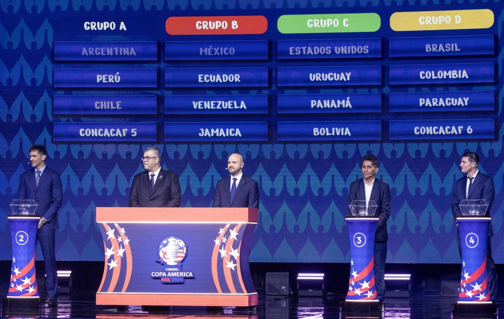 Las postales del sorteo de la Copa América 2024 en Miami