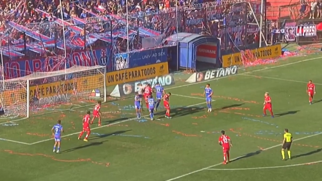 ¿Fue falta? La U sufrió la anulación de un gol ante Ñublense