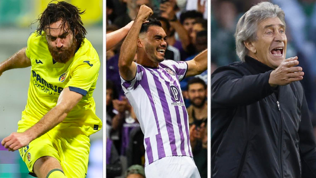 Los resultados de los chilenos en la sexta fecha de la Europa League