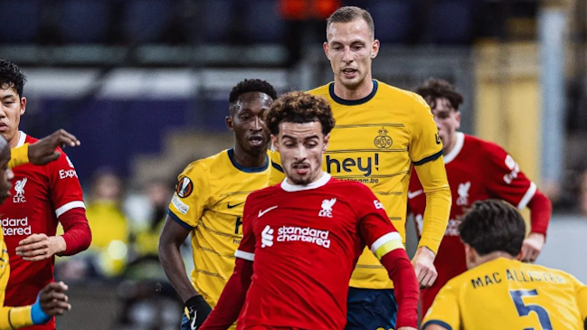 Liverpool sufrió sorpresiva derrota ante Royale Union SG en el cierre del Grupo E