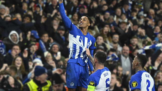 Brighton superó a Marsella con gol de Joao Pedro y avanzó líder de su grupo en la Europa League
