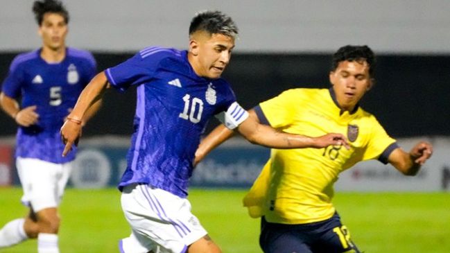 Argentina venció a Ecuador en amistoso sub 23 rumbo al Preolímpico