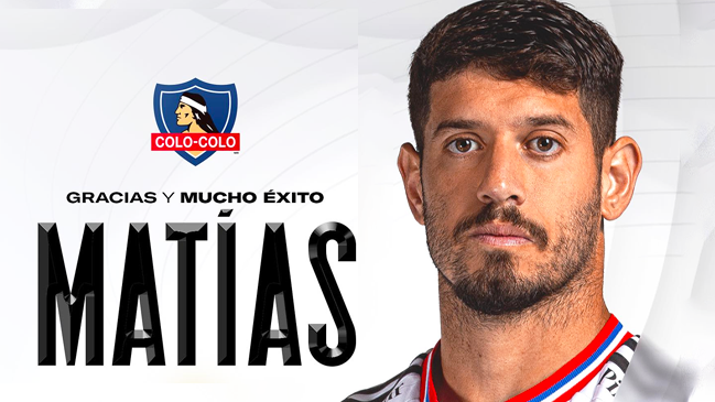 Colo Colo se despidió de Matías de los Santos tras finalizar su préstamo