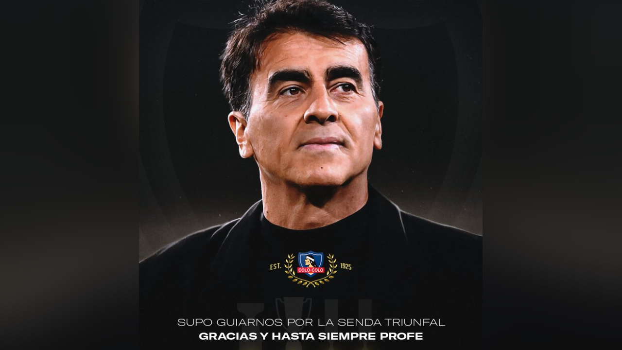 El agradecimiento de Colo Colo a Quinteros “por venir cuando todo estaba cuesta arriba”
