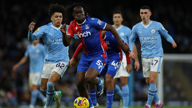 Manchester City vio frustrado su festejo al enredarse en empate ante Crystal Palace