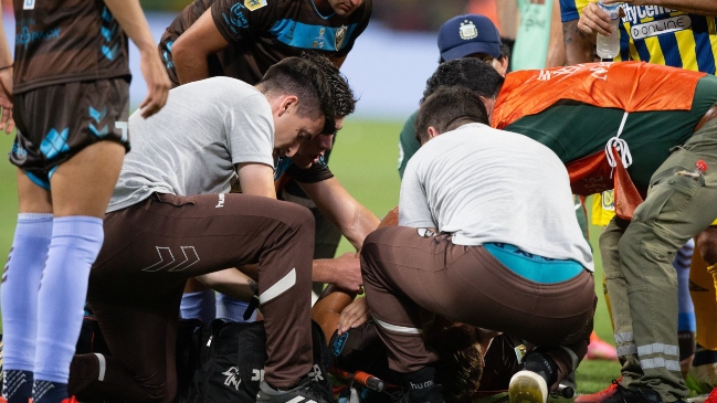 Hijo de Mauricio Pellegrino sufrió fractura en su nariz tras brutal choque en final en Argentina