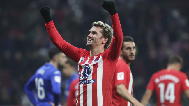 Antoine Griezmann igualó el récord como goleador histórico de Atlético de Madrid