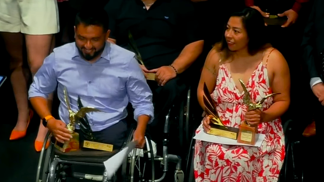 Wollermann y Cayulef compartieron el “Mejor de los Mejores” del deporte paralímpico
