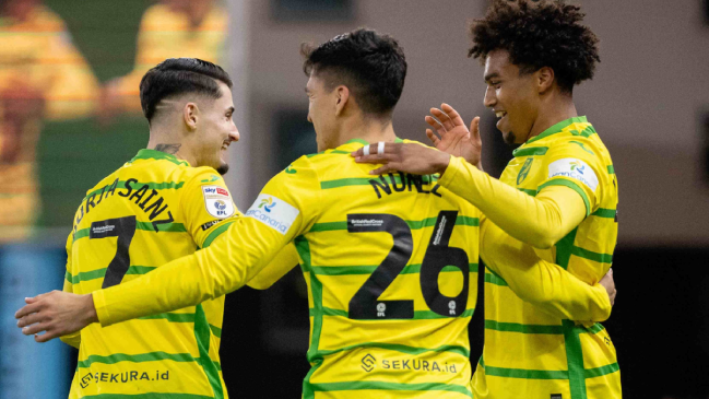 Marcelino Núñez fue figura y dio una asistencia en el triunfo de Norwich sobre Huddersfield