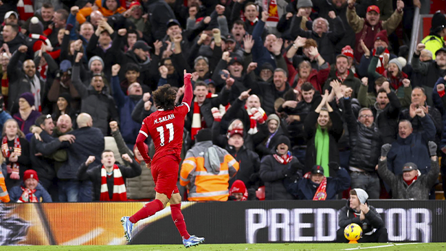 Salah y Magalhaes fueron protagonistas en la igualdad entre Liverpool y Arsenal