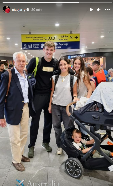 Nicolás Jarry y Jaime Fillol viajaron a Australia para la United Cup