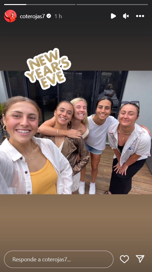 “Cote” Rojas ya celebró la llegada del 2024 en Australia