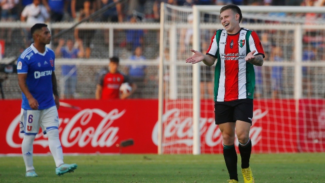 Gol de Bruno Barticciotto a U. de Chile fue elegido el mejor del año en Palestino