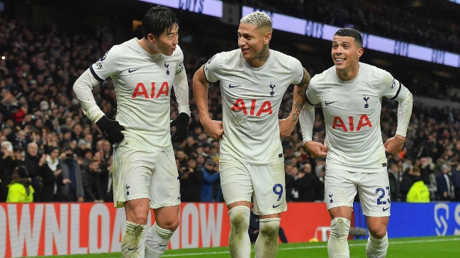 Tottenham batió a Bournemouth y se metió de lleno en la disputa por los primeros puestos