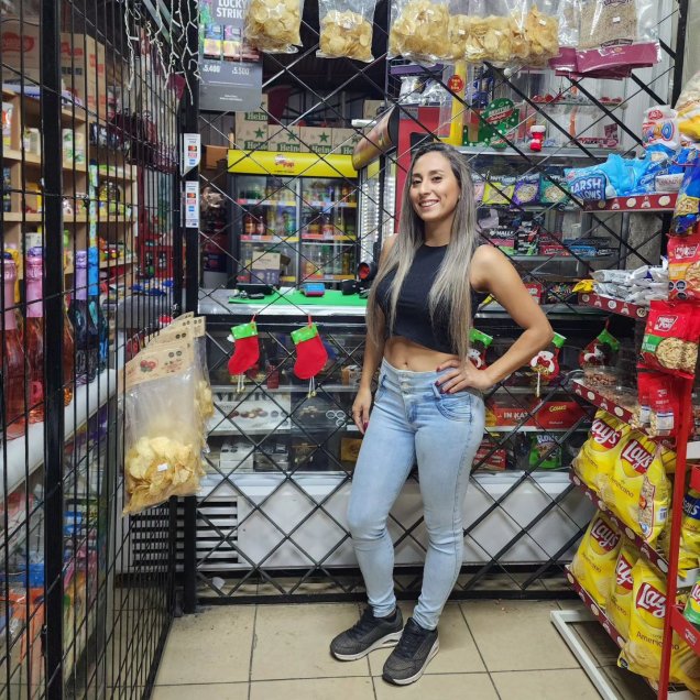 Cindy Nahuelcoy presentó su emprendimiento en el que debutó en Año Nuevo